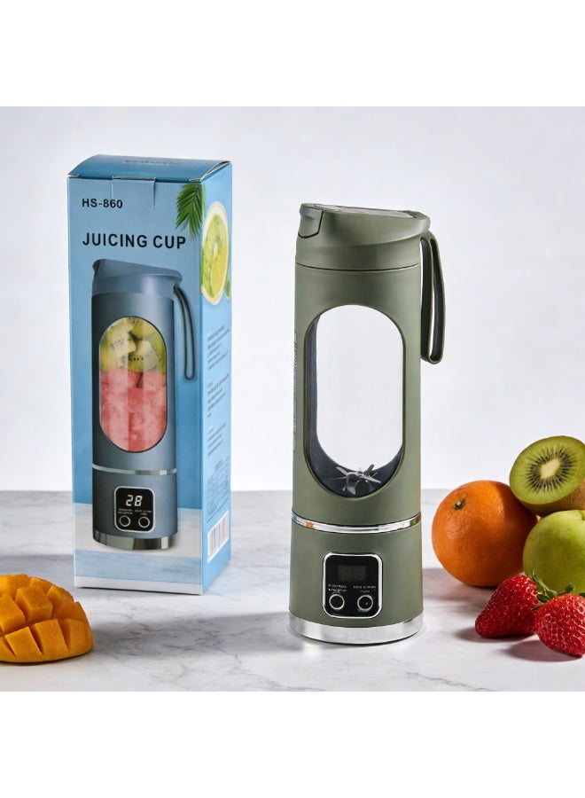 FUDIYA Portable Blender for Shakes & Smoothies, 10.14-16.91oz USB Rechargeable Juicer Cup, Lightweight for Gym, Travel & Office Use - Image 2