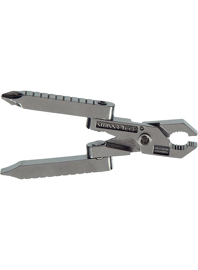 SWISS+TECH St50022 Stainless Steel 6 In 1 Key Chain Multi Tool Polished Finish (Single Pack) - Image 1