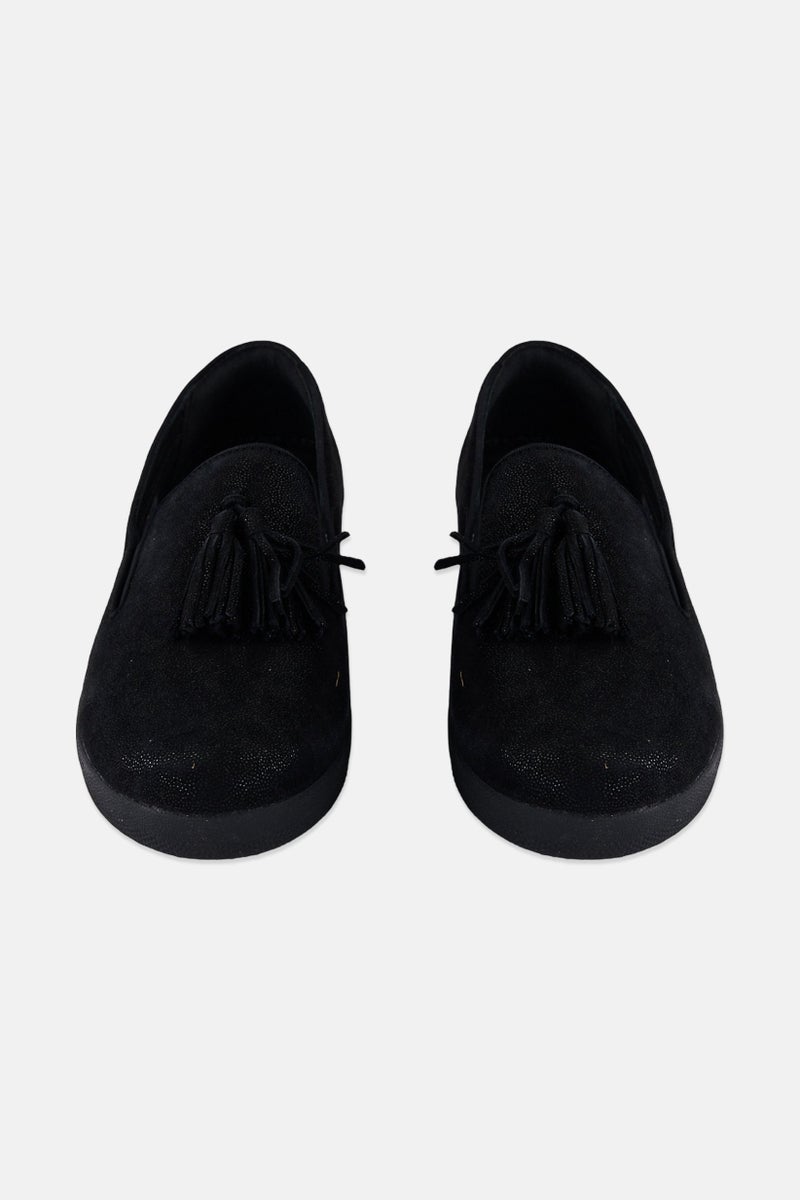 FitFlop Women Tassel Superskate Casual Shoes, Black  - Image 4
