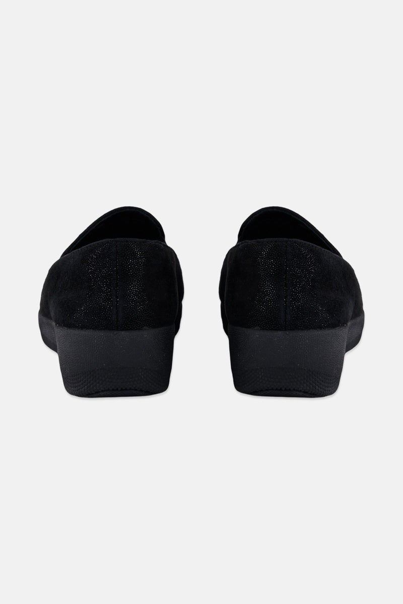 FitFlop Women Tassel Superskate Casual Shoes, Black  - Image 2