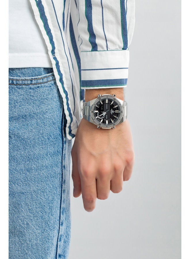 كاسيو ساعة يد من الستانلس ستيل كرونوغراف ERA-110D-1AVDF - Image 2