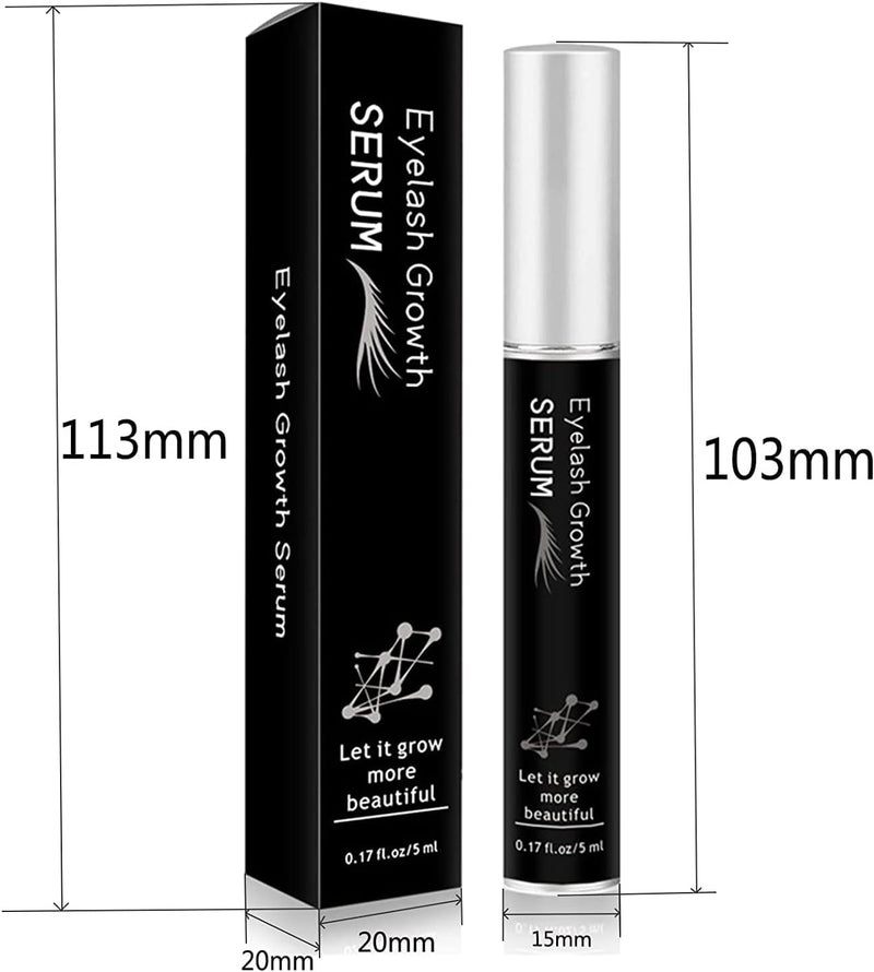 ويوبلز سيروم للرموش، سيروم لنمو الرموش، سيروم معزز للرموش 5 مل لرموش أطول وأكثر كثافة وصحة. (عبوتان) - Image 2