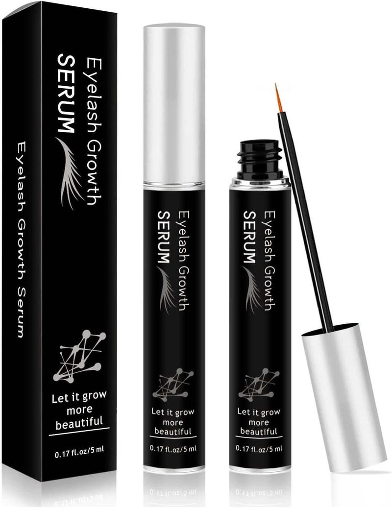 ويوبلز سيروم للرموش، سيروم لنمو الرموش، سيروم معزز للرموش 5 مل لرموش أطول وأكثر كثافة وصحة. (عبوتان) - Image 1