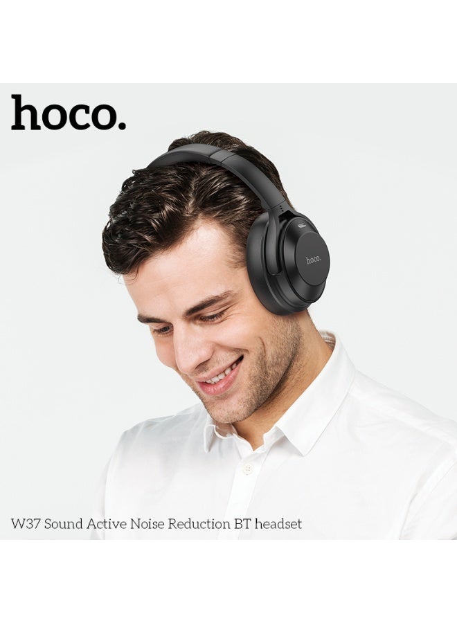 هوكو. سماعة رأس بلوتوث مع تقنيات تقليل الضوضاء النشطة W37 - Image 3