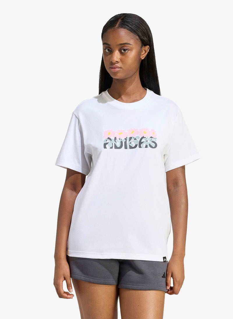 Adidas Soft Side Graphic T-Shirt - Image 1
