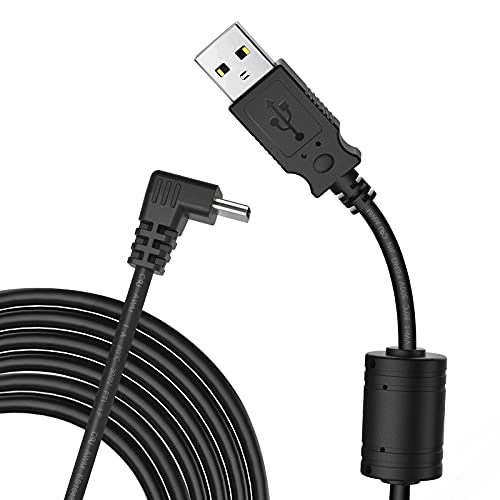 Pixelman Charging Cable for Garmin GPS,(18AWG 5ft) 90 Degree Angled GPS Vehicle Power Cable,Mini USB Charger Cord for Garmin zumo Garmin nuvi GPS Navigator,Compatible with Mini USB Charging Device - Image 1