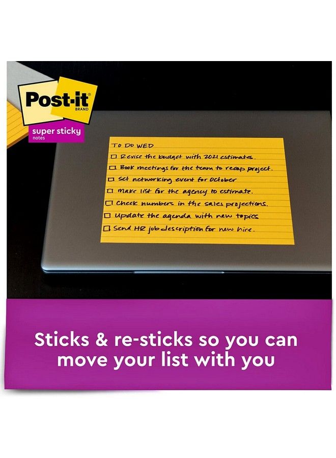 Mmm6845Sspl Post It Super Sticky Large Format Notes