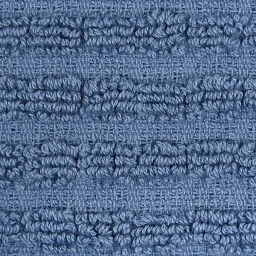 Ritz Royale Collection 100% Combed Terry Cotton, Highly Absorbent, Oversized Kitchen Towel Set, 28" x 18", 2-Pack, Solid, Federal Blue - Image 3