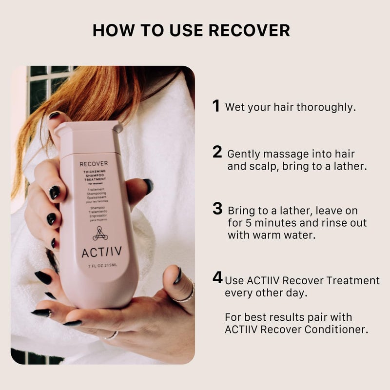 ACTIIV Recover Shampoo for Women, 7 Fl Oz - Image 4