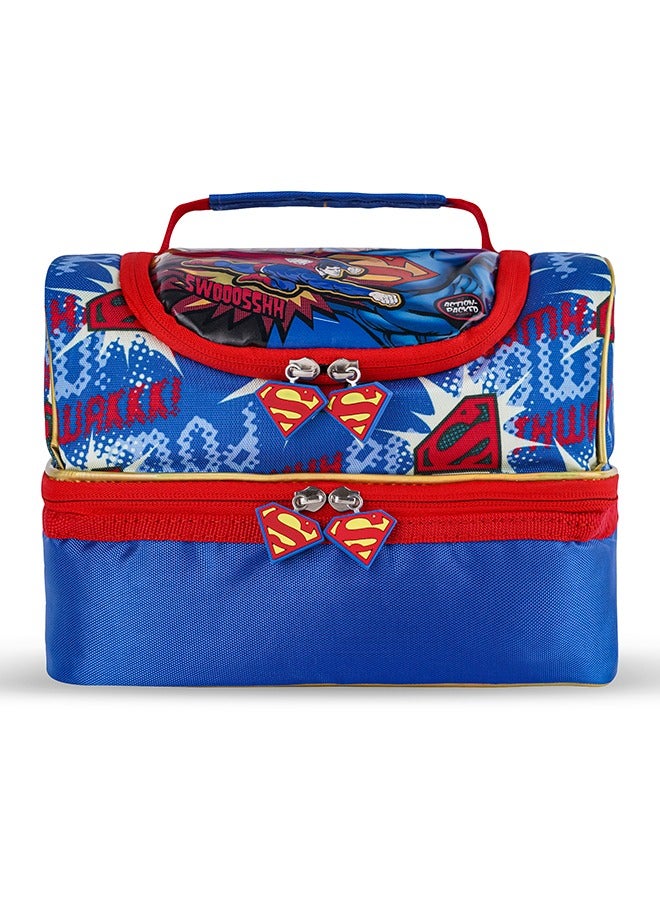 Warner Bros. Superman Man of Tomorrow Lunch Bag 2 Compartment - Image 1