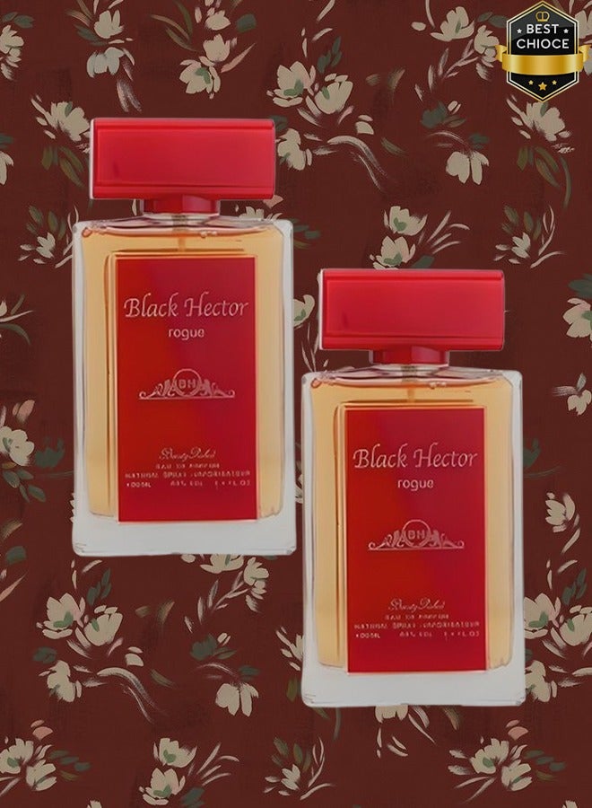 BH 2 Pieces Black Hector Rogue Perfume 100ml EDP - Image 1