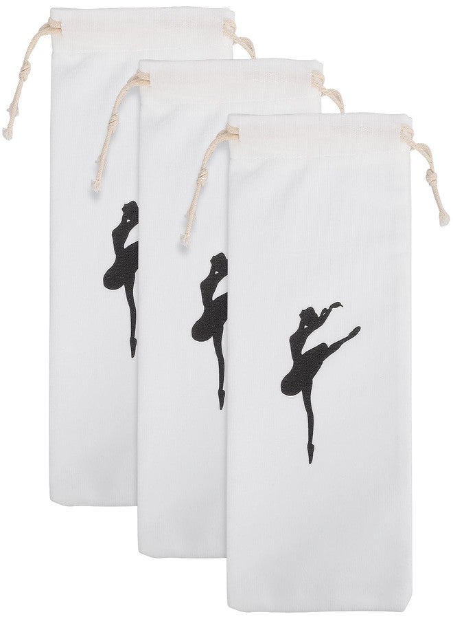 PACKOVE 3Pcs Dance Shoe Bag Ballet Shoes Pouch Ballet Shoe Pouch Girls Ballet Bag Drawstring Storage Bags - Image 1
