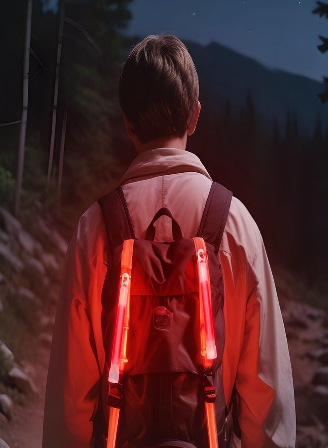 Glow Fever Emergency Safety Military Grade Glow Sticks; 10pcs, 6" Ultra Bright Glow Sticks with 12 Hours Duration. Great for Hiking, Party, Camping, Blackouts, Hurricane and Survival Kits (Red) - Image 5