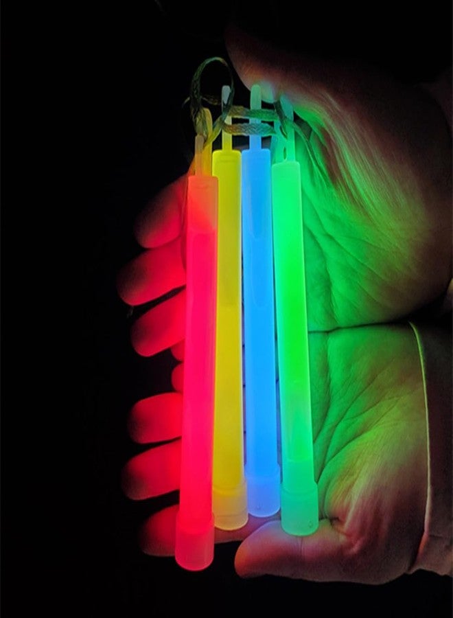 Glow Fever Emergency Safety Military Grade Glow Sticks; 10pcs, 6" Ultra Bright Glow Sticks with 12 Hours Duration. Great for Hiking, Party, Camping, Blackouts, Hurricane and Survival Kits (Red) - Image 4