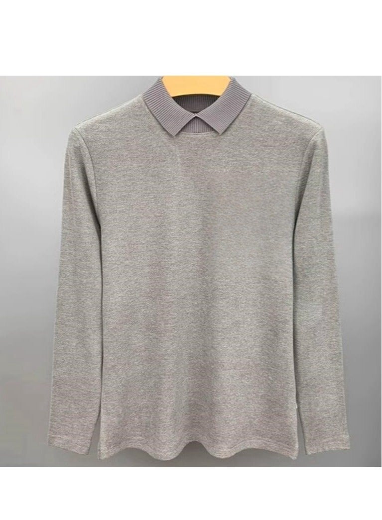 Men's Loose Oversized Hoodie Base Shirt - Image 2
