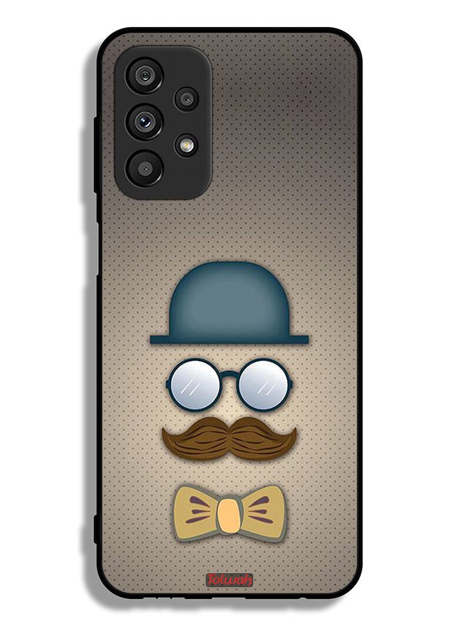 Tolwak Samsung Galaxy A23 5G Protective Case Cover ManS Head Art - Image 1