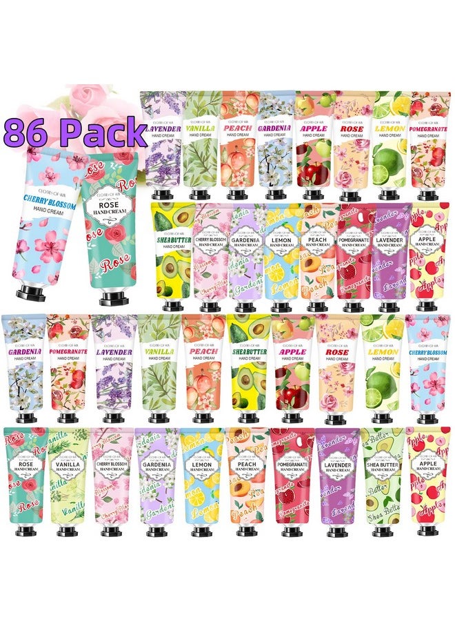 Clothes of skin 86 Pack Hand Cream Bulk Gifts,Valentines Day Gifts for Her Teacher Appreciation Gifts Nurse Gifts for Coworkers,Hand Lotion Travel Size in Bulk for Dry Cracked Hands,Baby Shower Prizes Gifts for Women  - Image 1