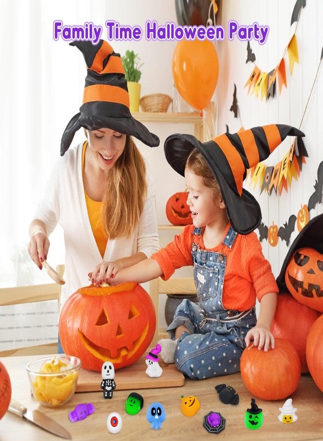 إنبيت مجموعة ألعاب موتشي سكويشيز للهالوين من إن بي إي تي، 36 قطعة، هدايا رائعة لحفلات الهالوين، ألعاب سكويشيز على شكل أشباح وعناكب، ألعاب زينة لتخفيف التوتر للأطفال - Image 3