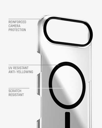 Mous for iPhone Air Case Clear Compatible with MagSafe Super Thin AntiYellowing Slim Cover Compatible with iPhone 17 Air Crystal Clear Slim Design Transparent - Image 3