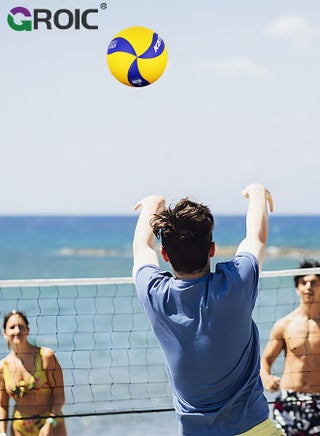 Volleyball Official Size 5, Volleyball Kit, Volleyballs, Soft Volleyball Beach Volleyball Pool Volleyball for Indoor Outdoor Beach, Training Equipment Volleyball Training, Competition, Gym - view 5