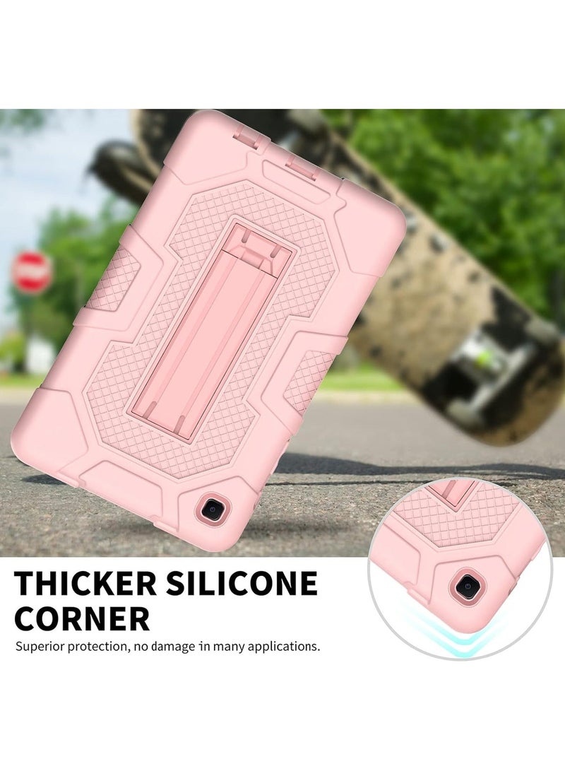 Arabest Samsung Galaxy Tab A7 Lite Case 8.7 inch 2021, 3-Layer Shockproof Rugged Protective Cover with Stand for Tab A7 Lite 8.7" Tablet SM-T220/T225 for Kids,ROSEGOLD - Image 5