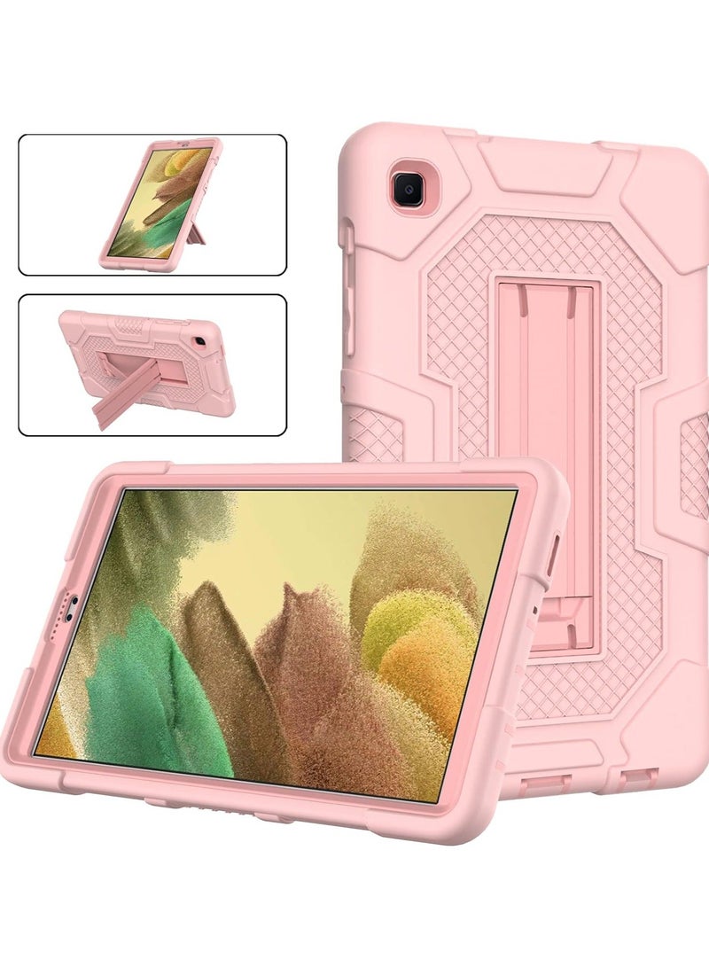 Arabest Samsung Galaxy Tab A7 Lite Case 8.7 inch 2021, 3-Layer Shockproof Rugged Protective Cover with Stand for Tab A7 Lite 8.7" Tablet SM-T220/T225 for Kids,ROSEGOLD - Image 3