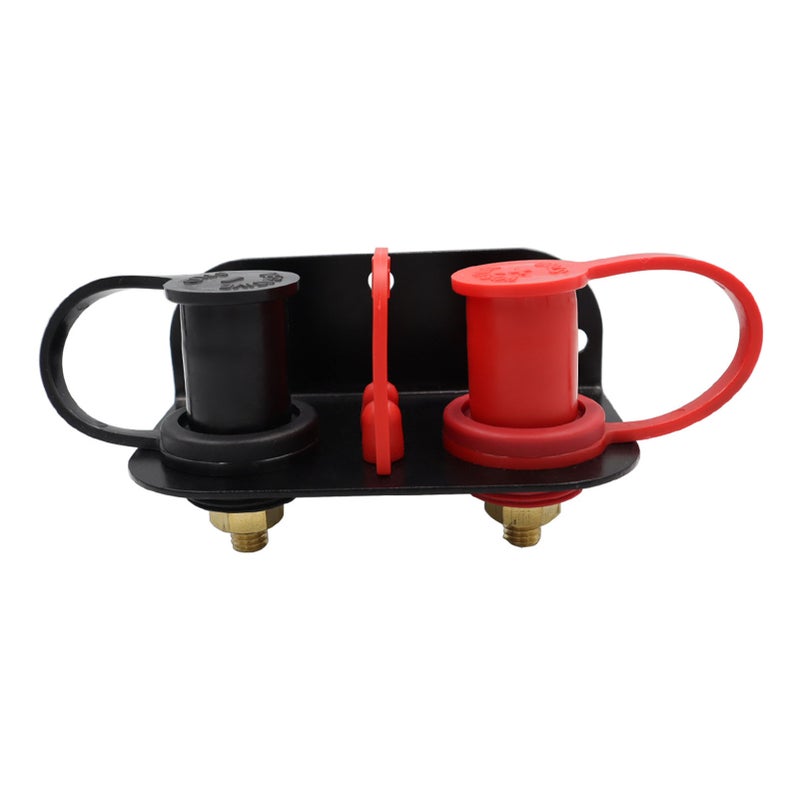 Remote Battery Terminal Car Charging Jump Post Base Extension Cable Set for Tractor Lawn Mower - Image 1