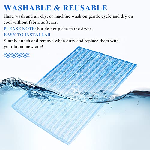 Ximoon RMF 4X Ultra Clean Pads Washable Steam Cleaning Mop Pads Replacement for Haan FS SI MS Steamers SI-40 SI-70 SI-35 - Image 5