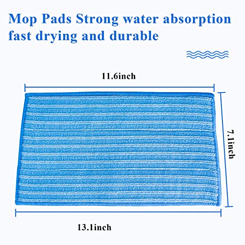 Ximoon RMF 4X Ultra Clean Pads Washable Steam Cleaning Mop Pads Replacement for Haan FS SI MS Steamers SI-40 SI-70 SI-35 - Image 4