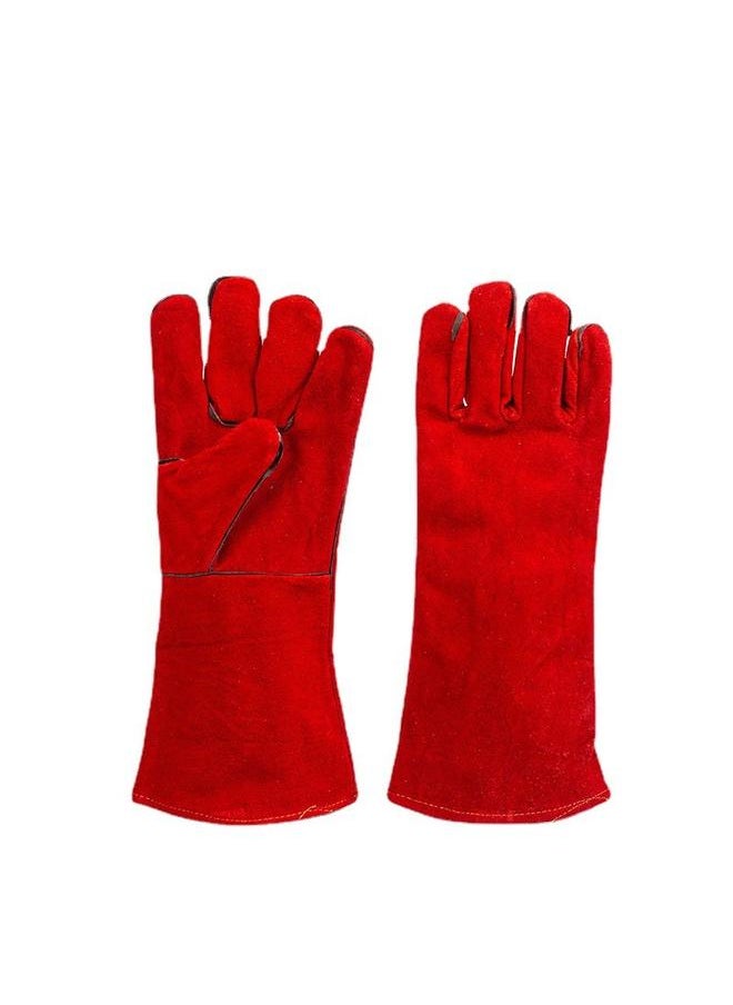 yongsheng Heat&Fire&Hot Resistant Welding Oven Safety Work Garden Gloves- Industries SANDBLAST WELDING GLOVES BLASTING SANBLASTING  - Image 1