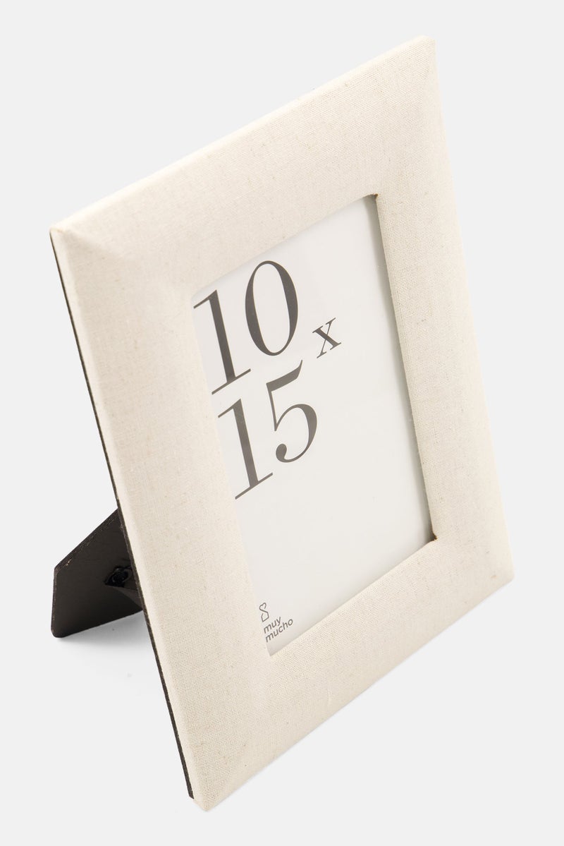 Muy Mucho Wooden Photo Frame 10 x 15 cm, Off White - Image 3