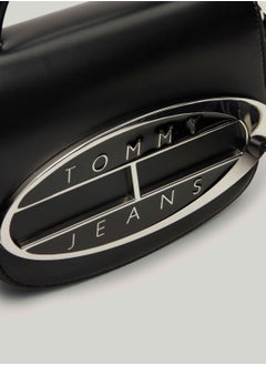 Tommy Hilfiger Plus Origin Plaque Denim Crossover Bag  - Image 3