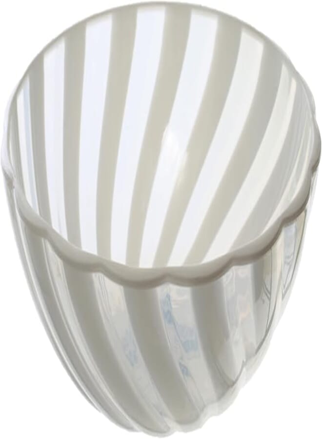 BB Plastic Small Round Bowl, 400 ml Capacity, Transparent White