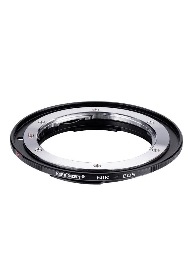 K&F Concept Lens Mount Adapter Compatible for Nikon Nikkor F/AF AI AI-S Lens to Canon EOS EF EF-S Mount Cameras  - Image 3