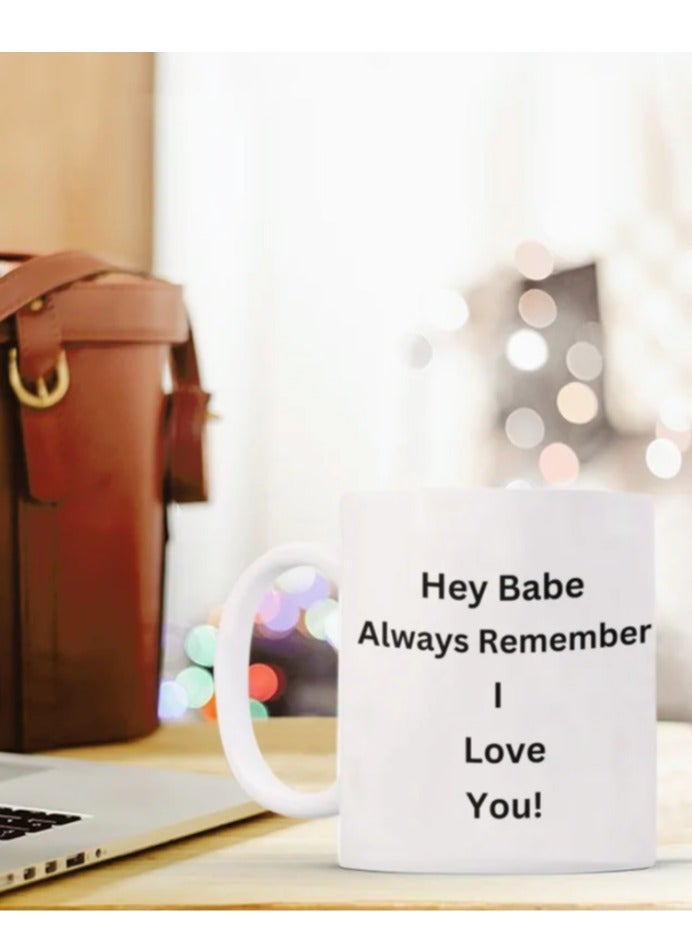 إم إي سي أنا أحبك كوب القهوة كوب الشاي 11 أوقية - Image 2