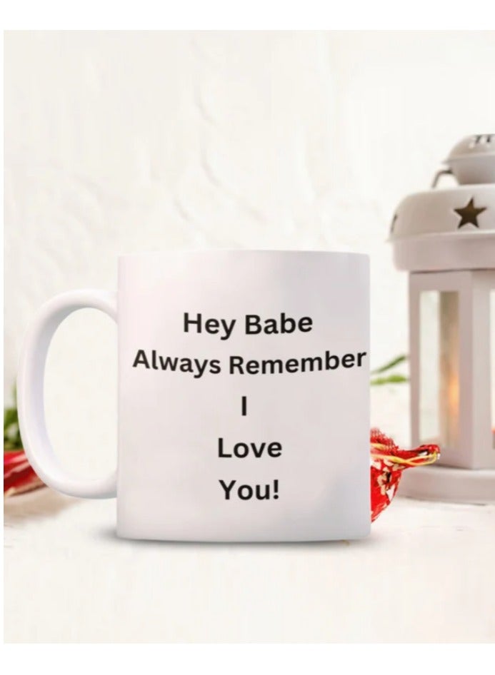 إم إي سي أنا أحبك كوب القهوة كوب الشاي 11 أوقية - Image 3