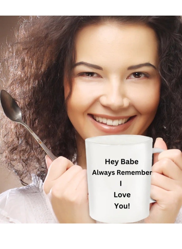 إم إي سي أنا أحبك كوب القهوة كوب الشاي 11 أوقية - Image 4