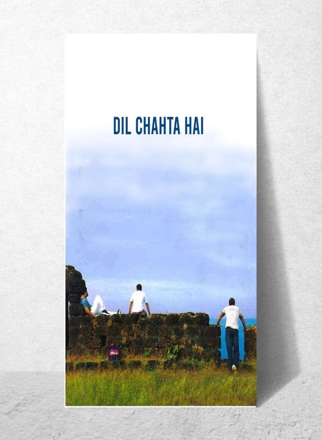 GRAY WALL Good Hope - Dil Chata Hai Movie Poster, Dil Chahta Hai Poster - Iconic Bollywood Friendship Scene Wall decor wall decorate room decoration multicolour, Print, 12 inch x 18 inch. - Image 3