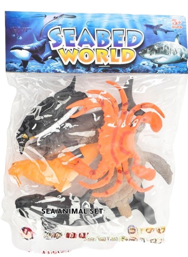 Sea Animal Toy Set For Kids