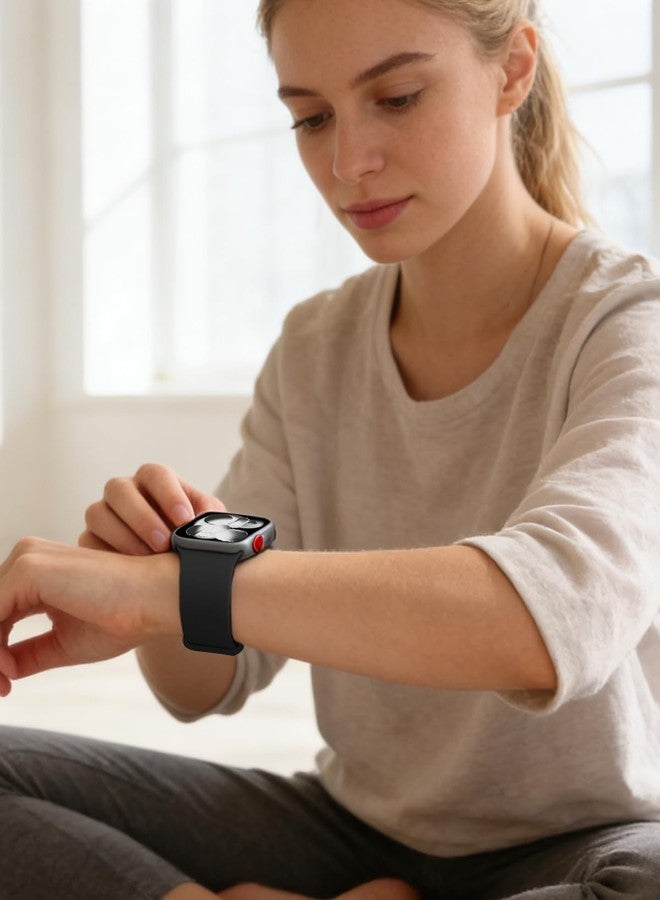 BandSmith Magnetic Silicone Band Compatible with Apple Watch Band 38mm 40mm 41mm 42mm 44mm 45mm 46mm 49mm Women Men, Soft Sport Waterproof Replacement Strap for iWatch Series 11 10 9 8 7 6 5 4 3 2 1 SE Ultra - Image 5