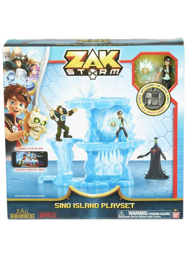 Bandai BANDAI 41570 Zak Storm Sino Island Playset with Coin - Image 5