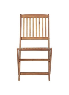 vidaxl Modern Stylish Folding Outdoor Chairs 8 pcs Solid Acacia Wood  - Image 2