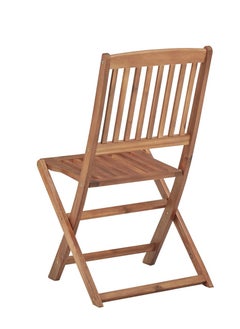 vidaxl Modern Stylish Folding Outdoor Chairs 8 pcs Solid Acacia Wood  - Image 5