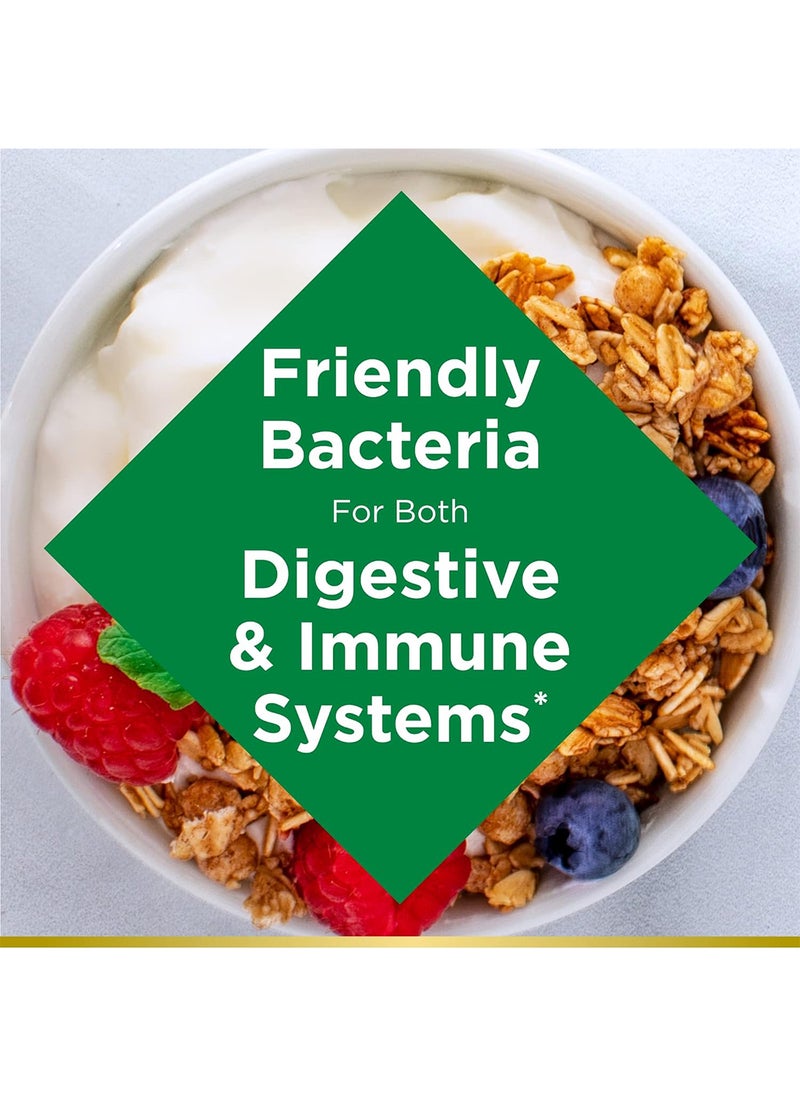 Probiotic Supplement Supports Digestive Health Twin Pack 200 Tablets