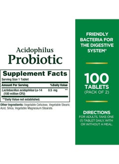 Probiotic Supplement Supports Digestive Health Twin Pack 200 Tablets - pzsku/Z3C72A5045E15A9C95E3FZ/45/_/1720618722/59b8463c-c934-46d5-881d-11900546ae69