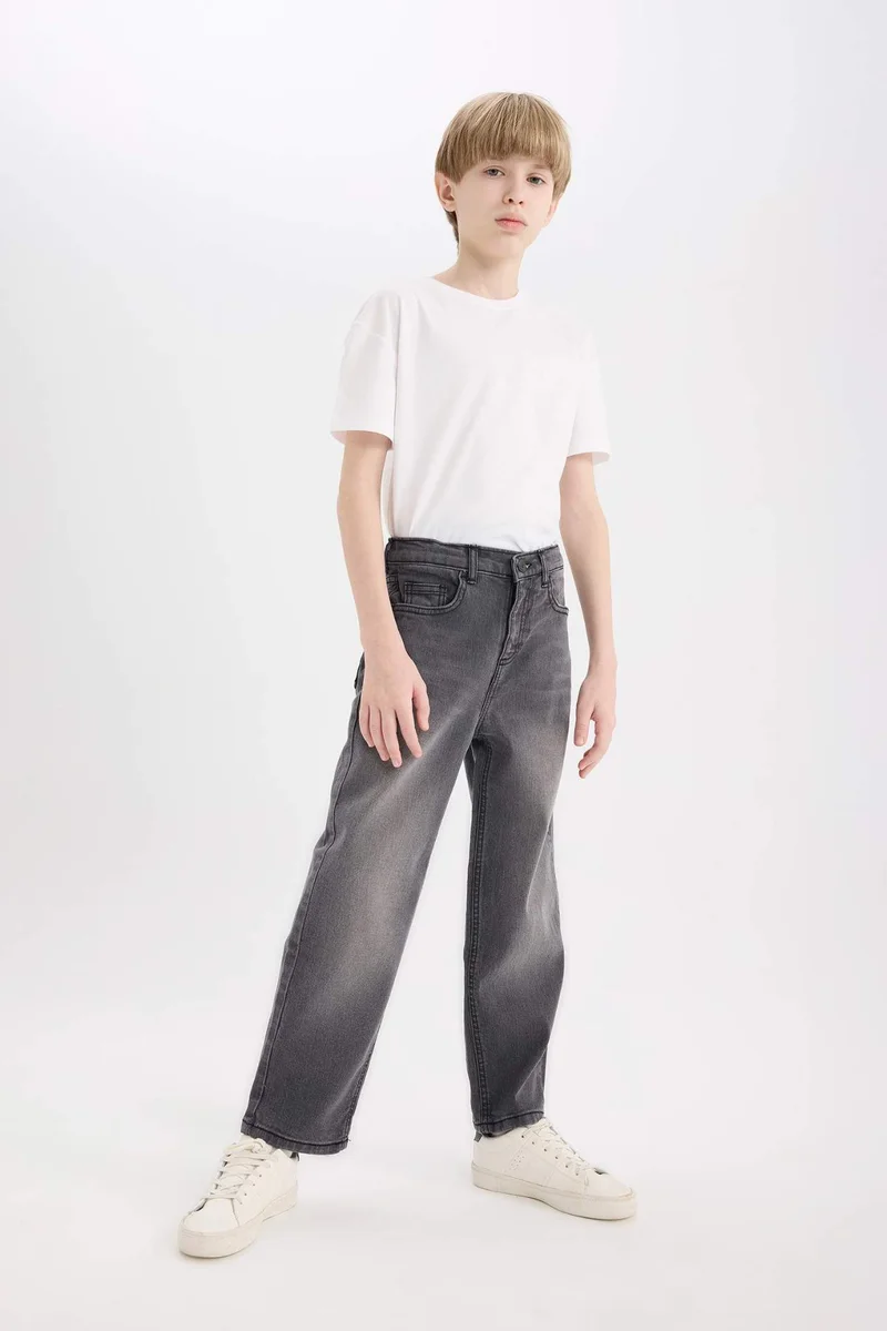 DeFacto Boy Loose Fit Straight Leg Jeans