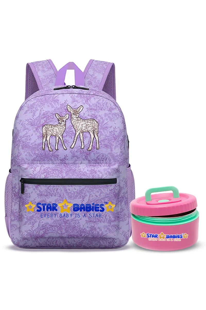 ستار بيبيز Star Babies - Backpack with mini food jar combo