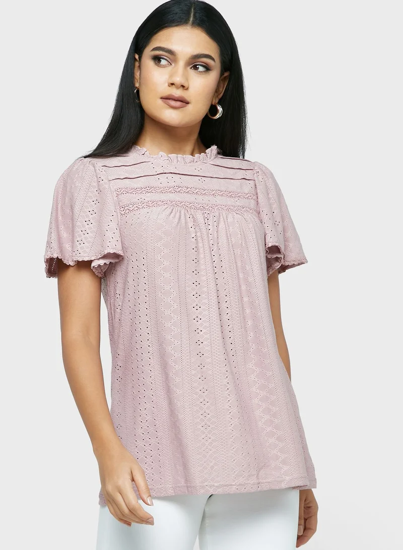 ELLA Front Pleat Detail Top