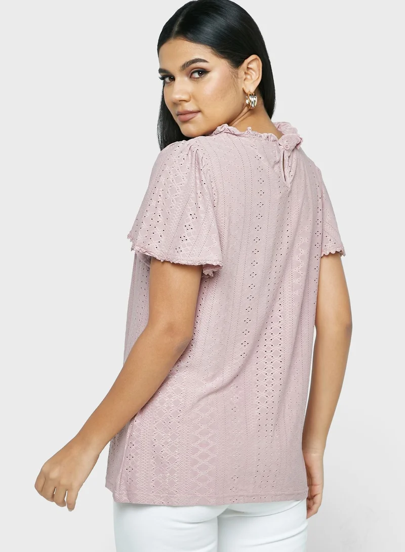 ELLA Front Pleat Detail Top