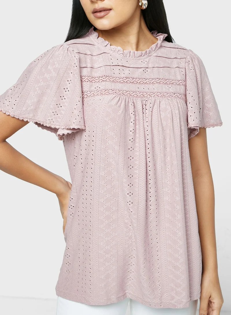 ELLA Front Pleat Detail Top